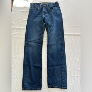 American Eagle Mens Jeans Original Straight 3129 Made to Last 30x32 Dark wash